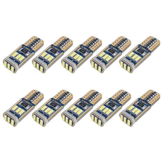 10 PCS T10 DC12V / 1.7W / 6000K / 110LM 9LEDs SMD-4014 Car Clearance Light, with Decoder by buy2fix