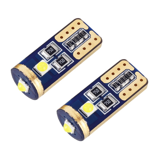 2 PCS T10 / W5W / 168 / 194 DC12V / 1.2W / 6000K / 85LM 3LEDs SMD-3030 Car Clearance Light by buy2fix