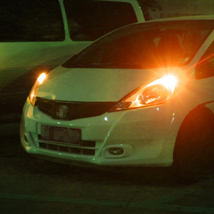 10 PCS T10 / W5W / 168 / 194 DC12V / 0.6W 1LEDs SMD-3030 Car Clearance Light (Yellow Light) by buy2fix