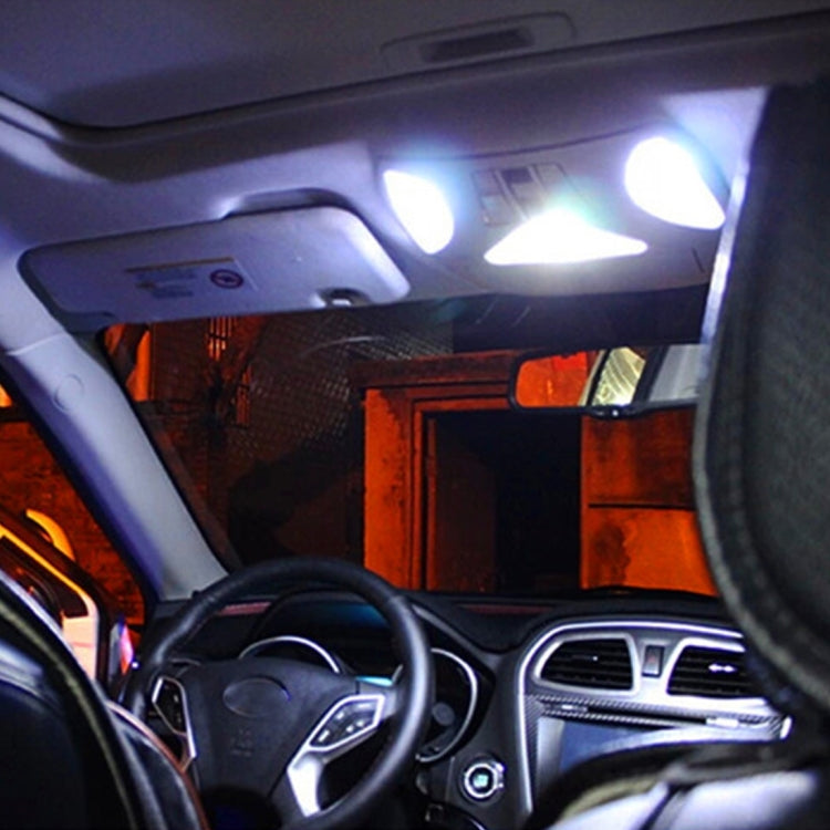 2 PCS 39mm DC12V / 2.5W / 6000K / 170LM 6LEDs SMD-3030 Car Reading Lamp Dome Light by buy2fix