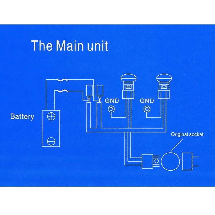 H4 Halogen Lamp Brightening Line, Cable Length: 70cm by buy2fix