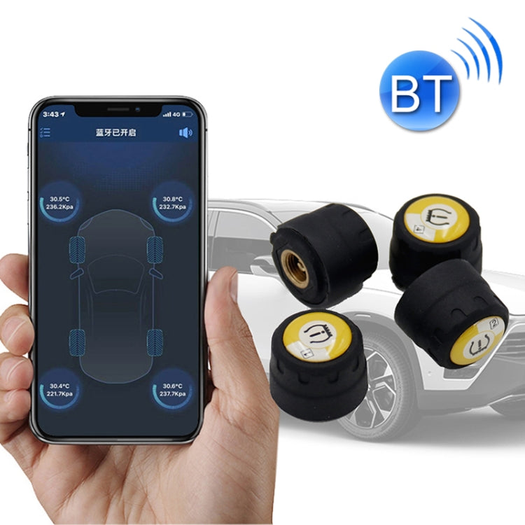 Bluetooth 4.0 TPMS Car External Tire Pressure Monitoring Pressure Detection System by buy2fix