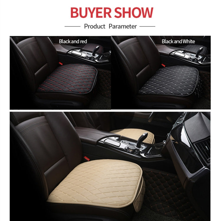Car Seat Cushion Universal Simple Seat Cover Anti-slip Mat Auto Accessories (Coffee) by buy2fix