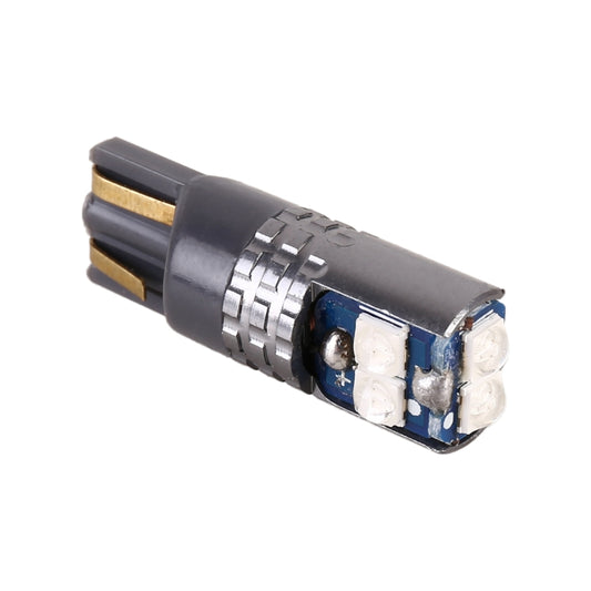 2 PCS T10 / W5W / 168 DC12-24V / 1.8W / 6000K / 140LM Car Clearance Light 4LEDs SMD-3030 Lamp Beads with Decoding & Constant Current (Blue Light) by buy2fix
