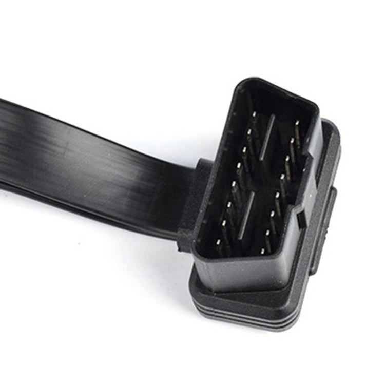 2 in 1 16PIN Car Elbow OBD Diagnostic Extended Cable OBD2 Cable by buy2fix