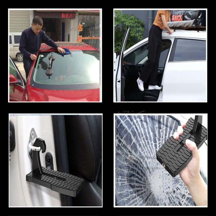 Multi-function Car Door Sill Step Pedals Pads Upper Roof Auxiliary Device Door Hook by buy2fix