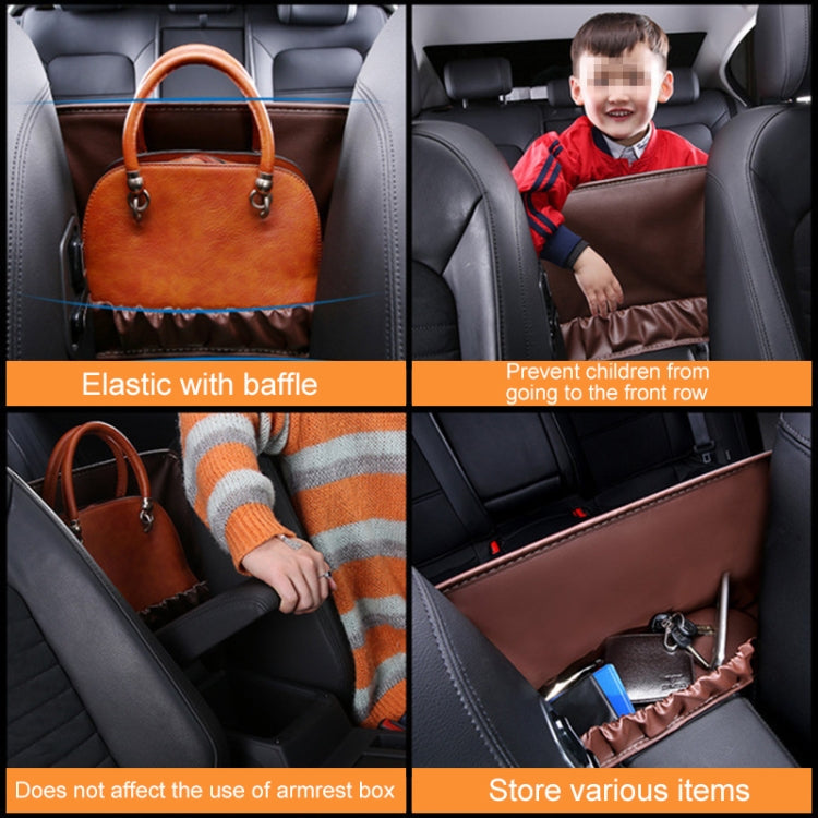 Car Front Seat Hanging Bag Mobile Phone Storage Bag (Wine Red) by buy2fix