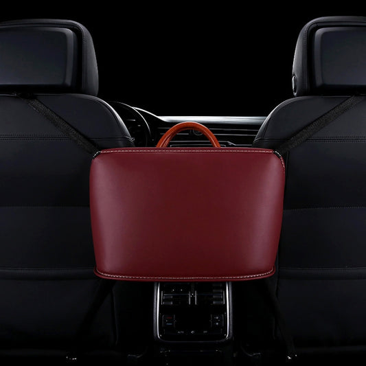 Car Front Seat Hanging Bag Storage Bag (Wine Red) by buy2fix