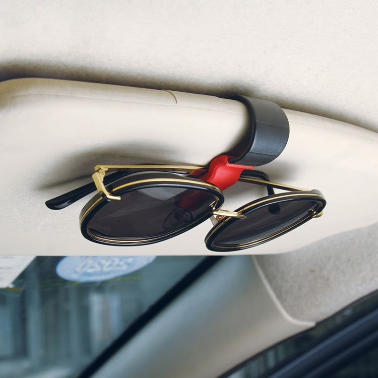 Multifunctional Car Glasses Mount Holder Card Bill Storage Clip(Black) by buy2fix