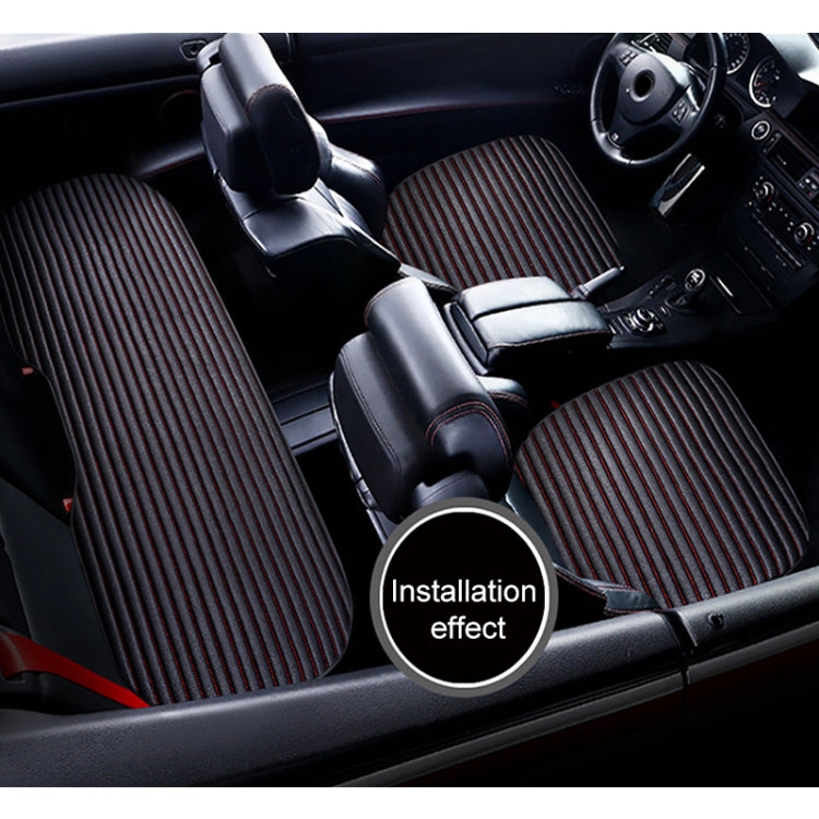 3 in 1 Car Seat Cushion Free Binding Half Inclusive Seat Mat Set (Black) by buy2fix