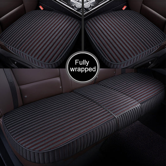 3 in 1 Car Seat Cushion Free Binding All Inclusive Seat Mat Set (Black) by buy2fix
