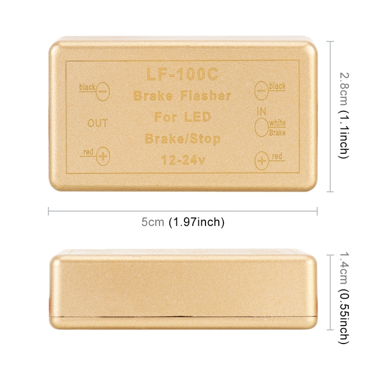 2 PCS LF-100C Car Brake Light Strobe by buy2fix