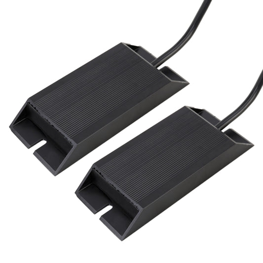 2 PCS 1156 / BAU15S DC12V 50W 6 Ohms Turn Signal / Reversing Light / Brake Light Split Dual Resistance Decoder by buy2fix