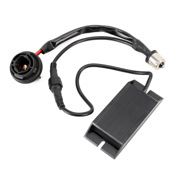 2 PCS 1156 / BAU15S DC12V 50W 6 Ohms Turn Signal / Reversing Light / Brake Light Split Dual Resistance Decoder by buy2fix