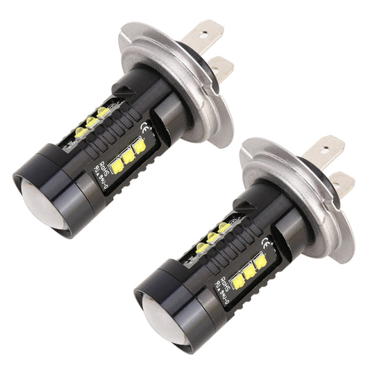 2 PCS H7 DC12V 4.3W 6000K 500LM Car Fog Lights with 12LEDs SMD-2525 by buy2fix