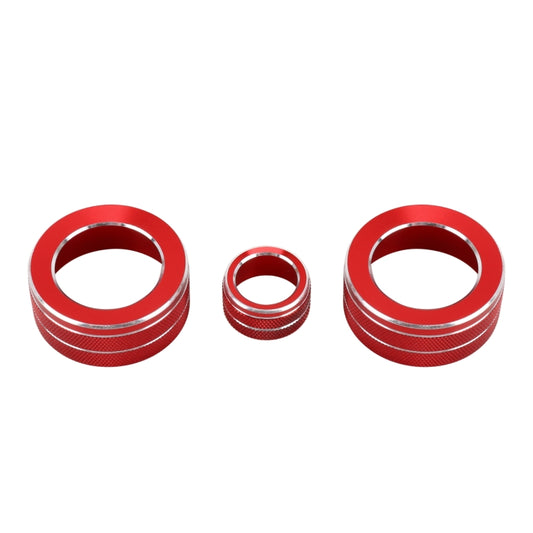 3 PCS Car Metal Air Conditioner Knob Case for Honda AVANCIER / URV (Red) by buy2fix