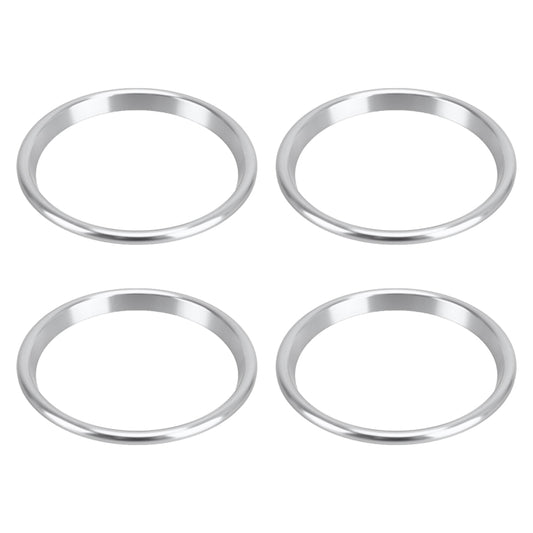 4 PCS Car Metal Air Outlet Decorative Outside Ring for Audi A3 / S3 / Q2L (Silver) by buy2fix