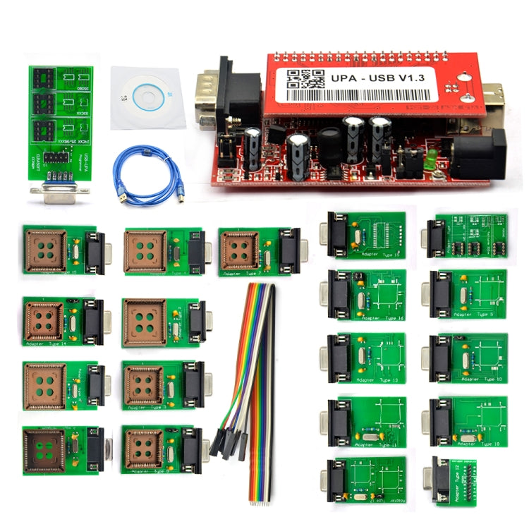 UPA V1.3 Car USB Programmer ECU Chip Tuning Eeprom Small Board Full Set by buy2fix