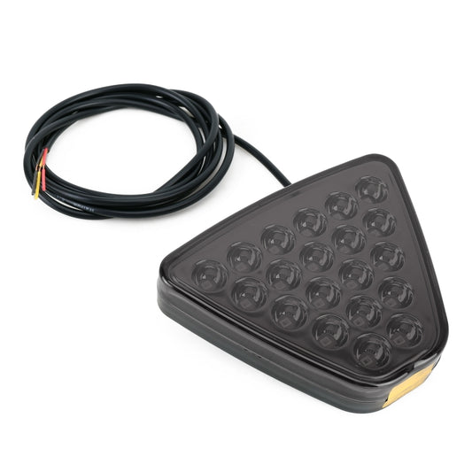 DC12V 1W Car Triangle Highlight Brake Lights Reversing Light with 20LEDs SMD-3528 (Black) by buy2fix