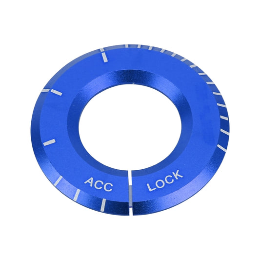 For Mercedes-Benz Metal Ignition Key Ring, Diameter: 4.8cm (Blue) by buy2fix
