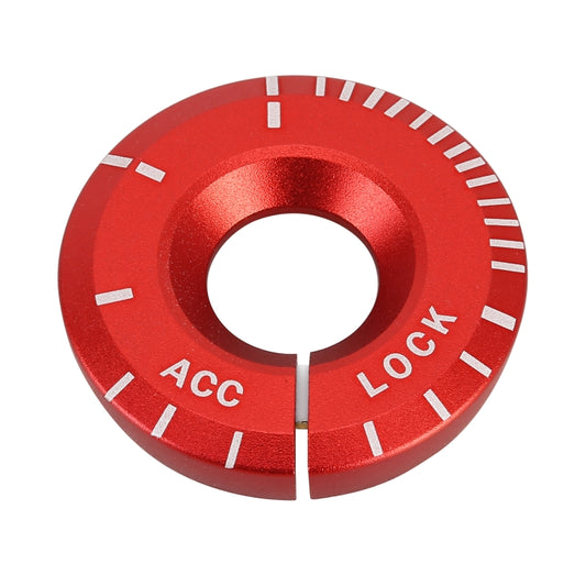 For Volkswagen Metal Ignition Key Ring, Diameter: 4.8cm (Red) by buy2fix