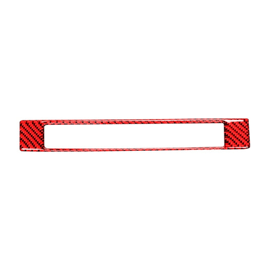 Car Carbon Fiber Central Control Clock Decorative Sticker for Subaru BRZ / Toyota 86 2013-2017, Left and Right Drive Universal(Red) by buy2fix
