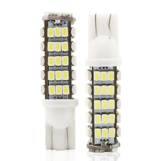 10 PCS T10 DC12V / 1.5W / 6500K / 75LM Car Clearance Lights Reading Lamp with 68LEDs SMD-3020 Lamp Beads by buy2fix