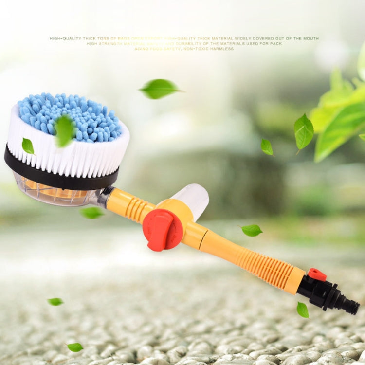 Car Cleaning Tools Chenille Automatic Rotating Car Wash Brush, Style: Water Brush + 10m Water Pipe by buy2fix