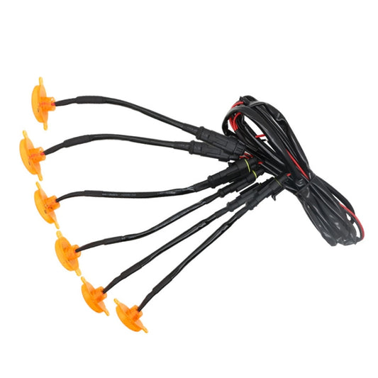 DC12V / 6W 6 in 1 Front Grille Warning Light for Ford Raptor F150 2017-2019 (Yellow) by buy2fix