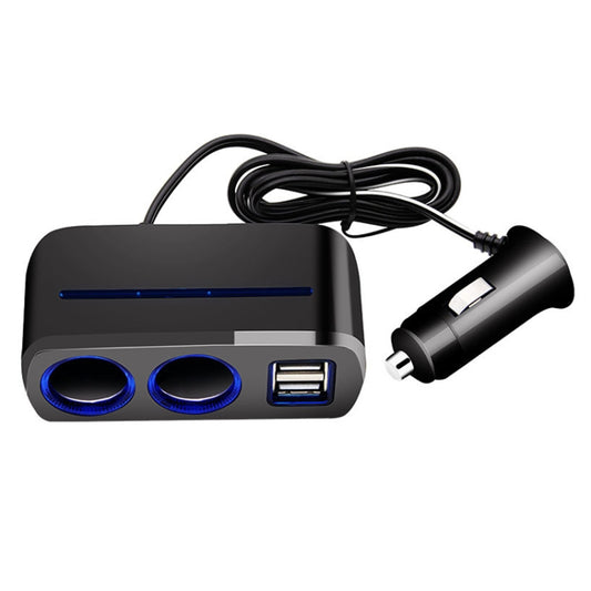 SHUNWEI SD-1928A 80W 3A Car 2 in 1 Dual USB Charger Cigarette Lighter by SHUNWEI