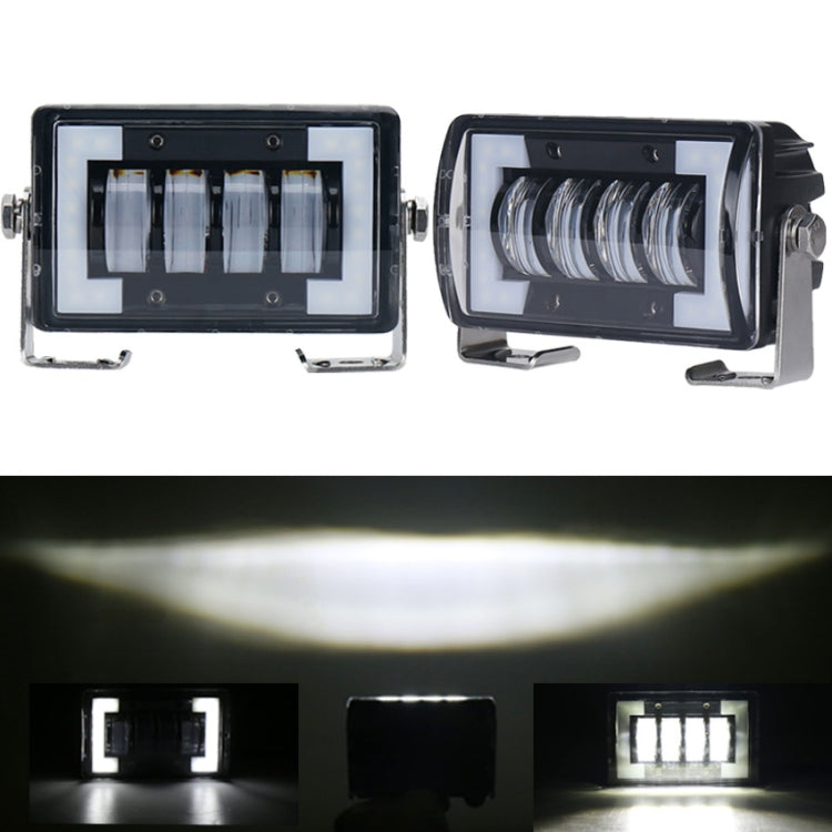 4.76 inch 24W DC 12-24V 1800LM IP67 Car Work Lights / Front Bumper Lights / Roof Lights, with Holder by buy2fix