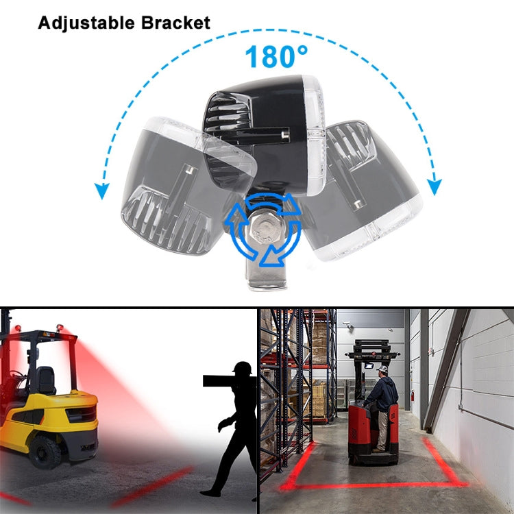 DC10-80V 10W IP67 900LM Car LED Forklift Warning Lights / Width Lights (White Light) by buy2fix