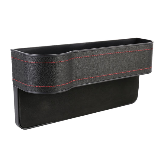 2 PCS Car Multi-functional Principal And Deputy Driver Seat Console Leather Box (Black) by buy2fix