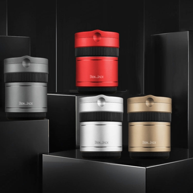 Multi-function Portable Creative LED Car Cigarette Ash Tray Ashtray with Lid(Grey) by buy2fix