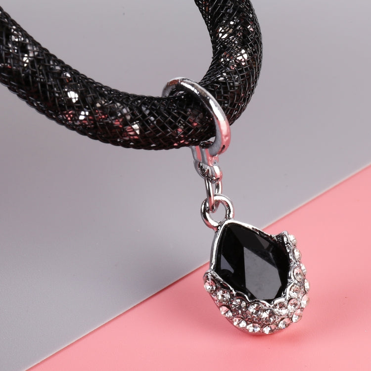 Car Diamond Metal + Plastic Keychain (Black) by buy2fix