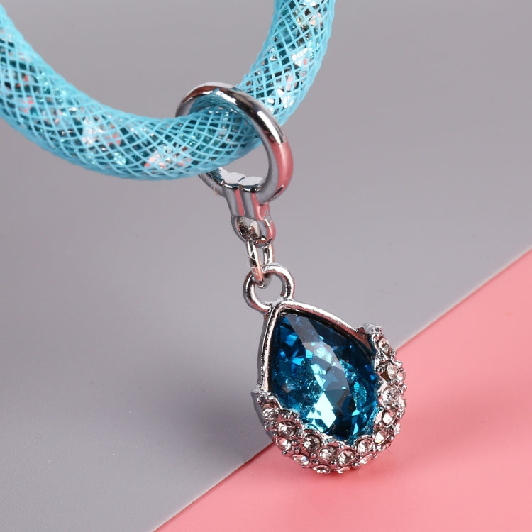 Car Diamond Metal + Plastic Keychain (Baby Blue) by buy2fix