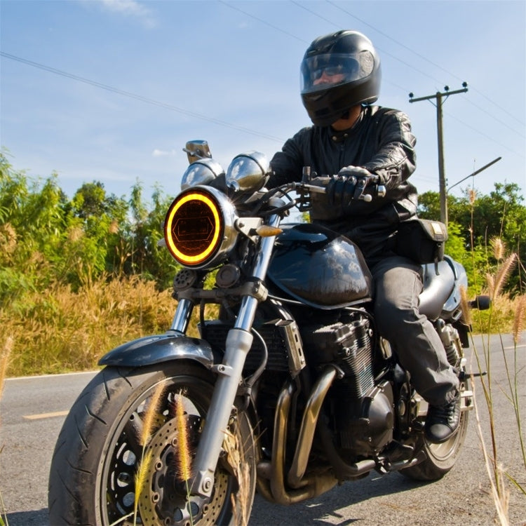 Motorcycle Crystal 5.75 inch LED Headlight Modification Accessories by buy2fix