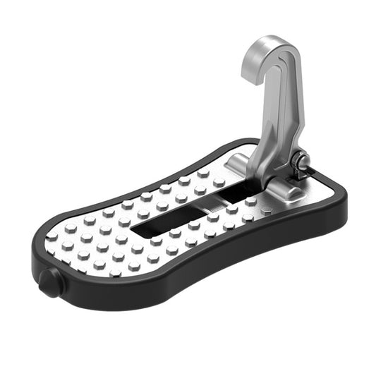 Multi-functional Car Door Sill Step Pedals Pads with Safety Hammer(Silver) by buy2fix