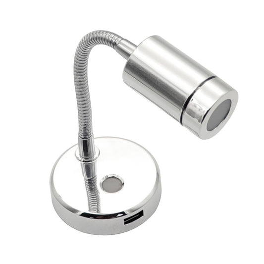 130mm RV 10-30V Multi-functional Reading Light with Touch Switch, Style: Hose by buy2fix