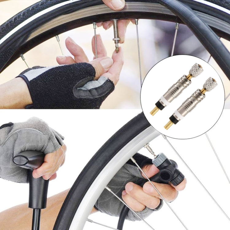 30 PCS VT-002 Bicycle Detachable French Valve Core Style: Reticulated by buy2fix