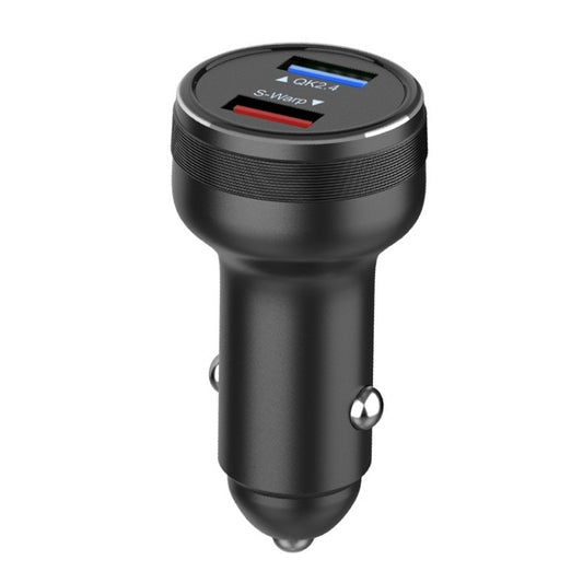 DASH / WARP 30W Car Flash Charger for OnePlus (Black) by buy2fix