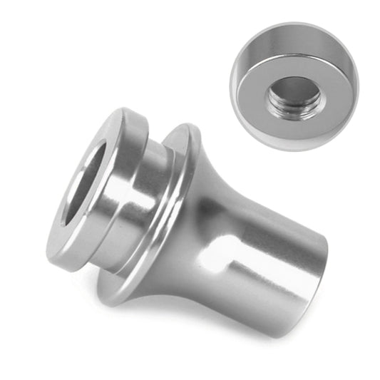 Car Gear Head Adapter Gear Lever Base Connector Stopper M12x1.25 with 3 Copper Adapter (Silver) by buy2fix