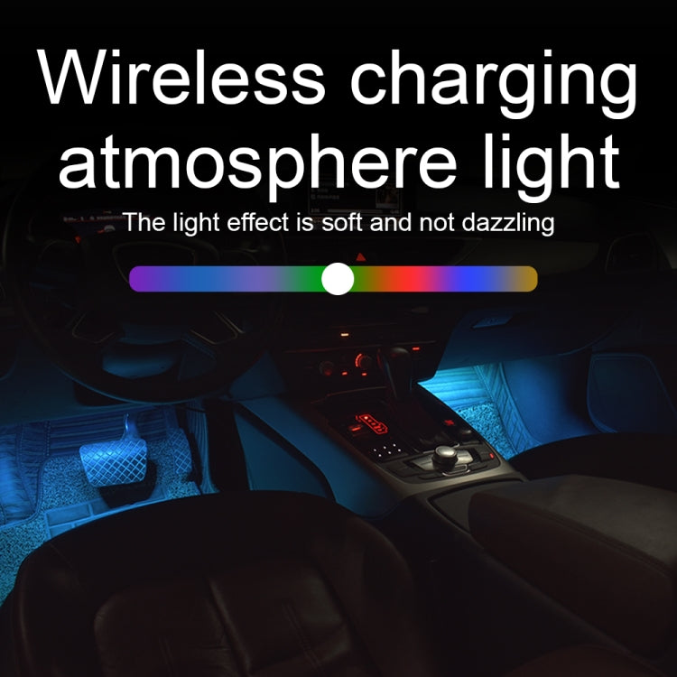 A86 Car Charging Smart Voice-activated Colorful Foot Atmosphere Light by buy2fix