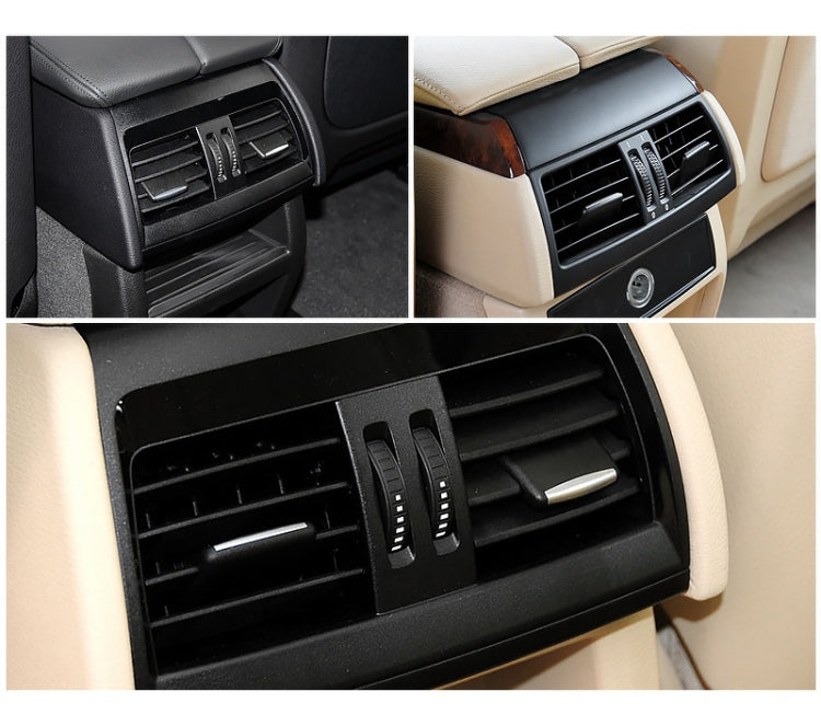 Car Rear Air Conditioning Exhaust Switch Paddle Air Conditioning Leaf Clip for BMW X5 / X6, Left and Right Drive Universal by buy2fix