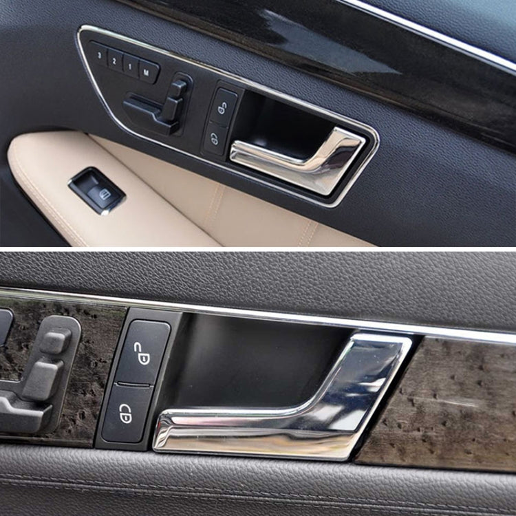 Car Right Side Electroplating Bright Inner Door Handle for Mercedes-Benz C Class W204 / X204 2008-2015, Left and Right Drive Universal by buy2fix