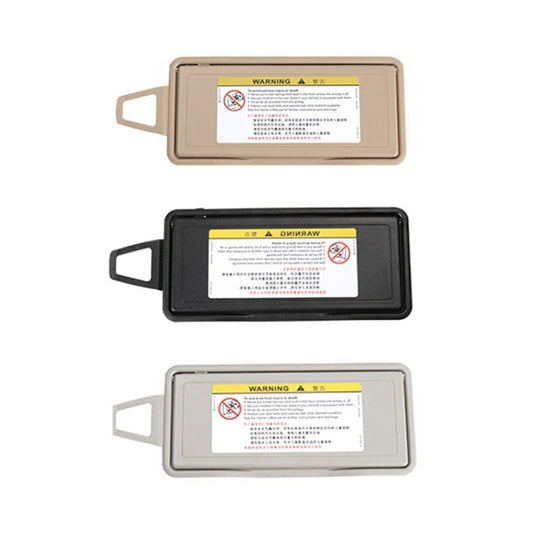 Car Front Row Right Sun Visor Makeup Mirror for Mercedes-Benz S Class W220 1998-2005, Left and Right Drive Universal (Grey) by buy2fix