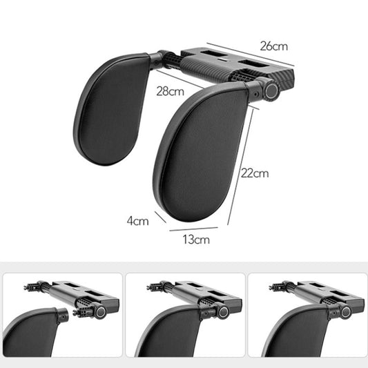 A03 Adjustable Car Auto U-shaped Memory Foam Neck Rest Cushion Seat Pillow (Red) by buy2fix