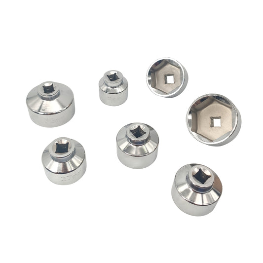 ZK-077 7 in 1 Car Cartridge Housing Oil Filter Cap Wrench Socket Set Tool Kit by buy2fix