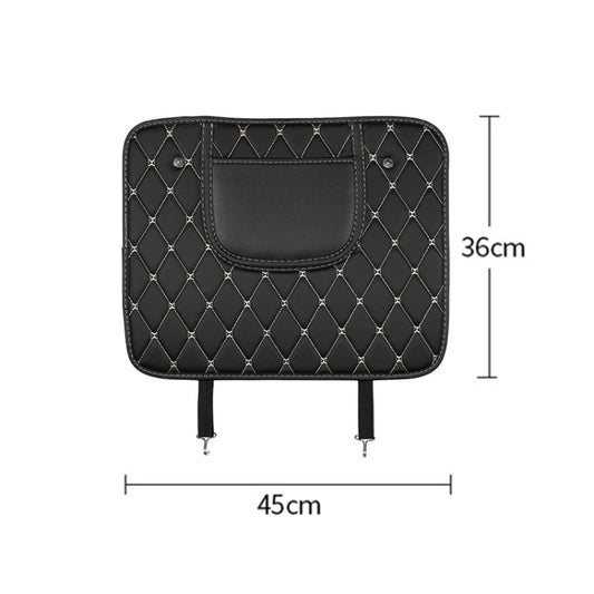 Car Half-inclusive Seat Back Anti-kick Mat Rear Anti-dirty Pad Small Size by buy2fix