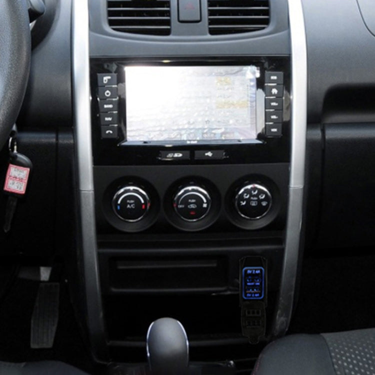 Car 4.8A Double-sided Mobile Phone Charger by buy2fix